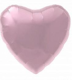 Шар - Нежно розовое фольгированное сердце 48 см