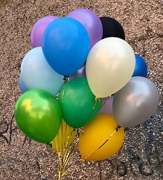 Микс из разноцветных шаров