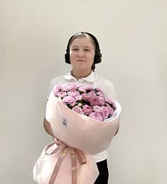 Букет "Юный румянец"