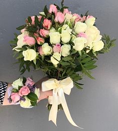 Букет невесты "Заветная мечта" из роз